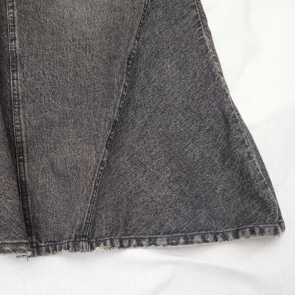 Vintage 80s 90s Jeanology Women's Denim Skirt Black Wash Gems Mermaid 10 - Picture 10 of 10